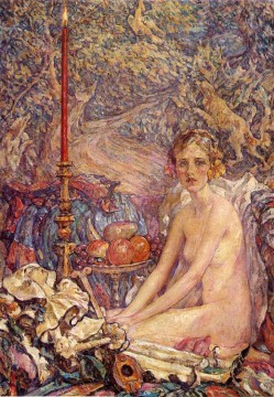 スピリット・オブ・ザ・ガーデンの女性ロバート・リード Oil Paintings